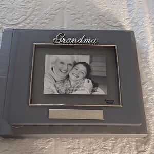 BNWOT Gray Wood Grandma Picture Frame, No longer Sold in Stores! Engraved